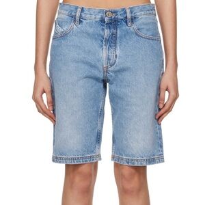 The Attico Light Blue Women's Bermudas